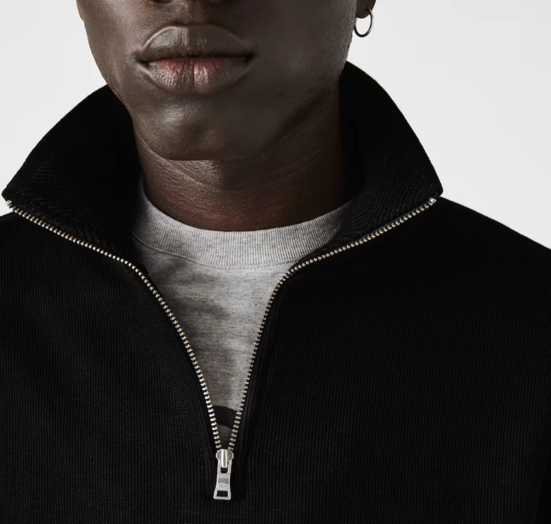 Lacoste Sweatshirt (Black) - Image 2