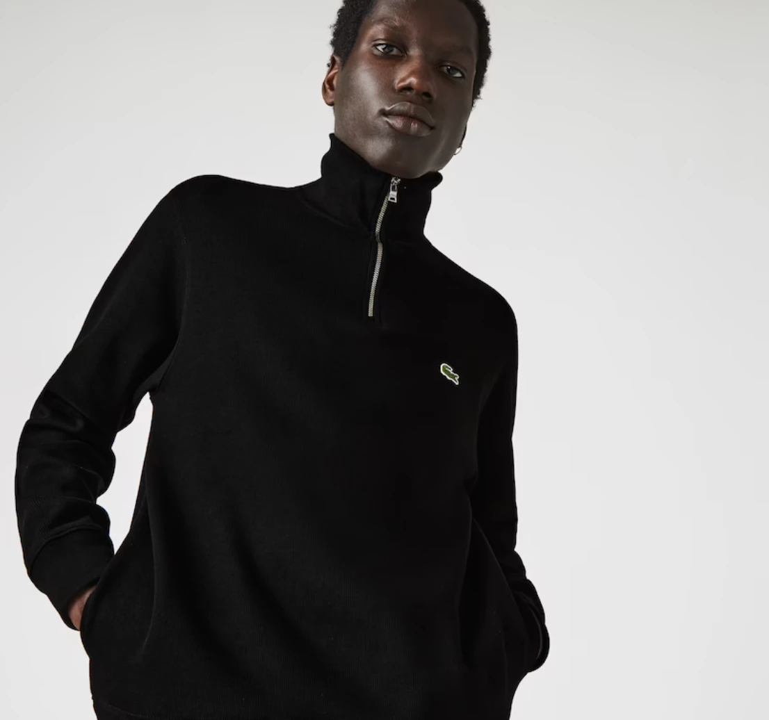 Lacoste Sweatshirt (Black) - Image 3