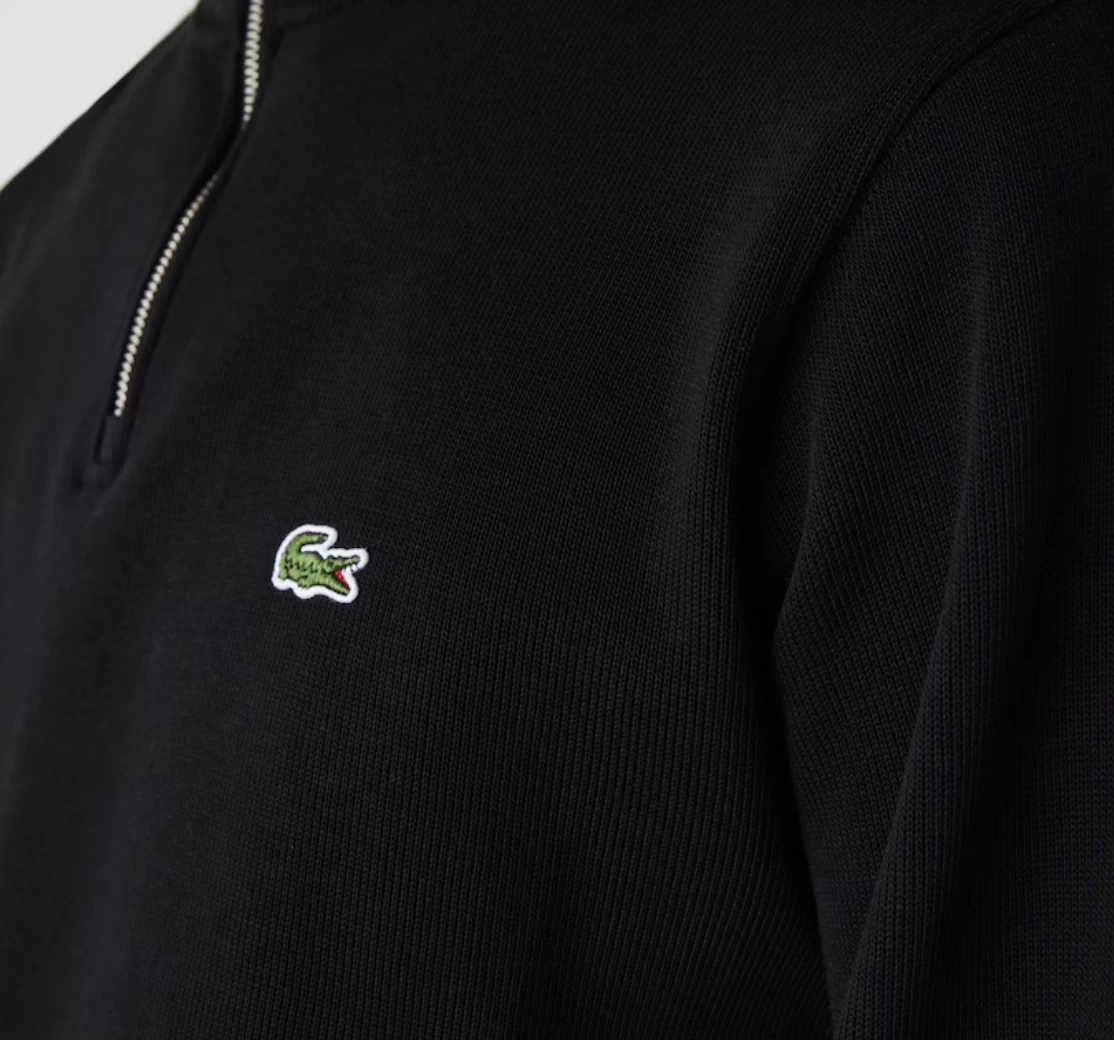 Lacoste Sweatshirt (Black) - Image 4