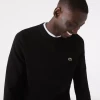 Lacoste Men's Organic Cotton Crew Neck Sweater