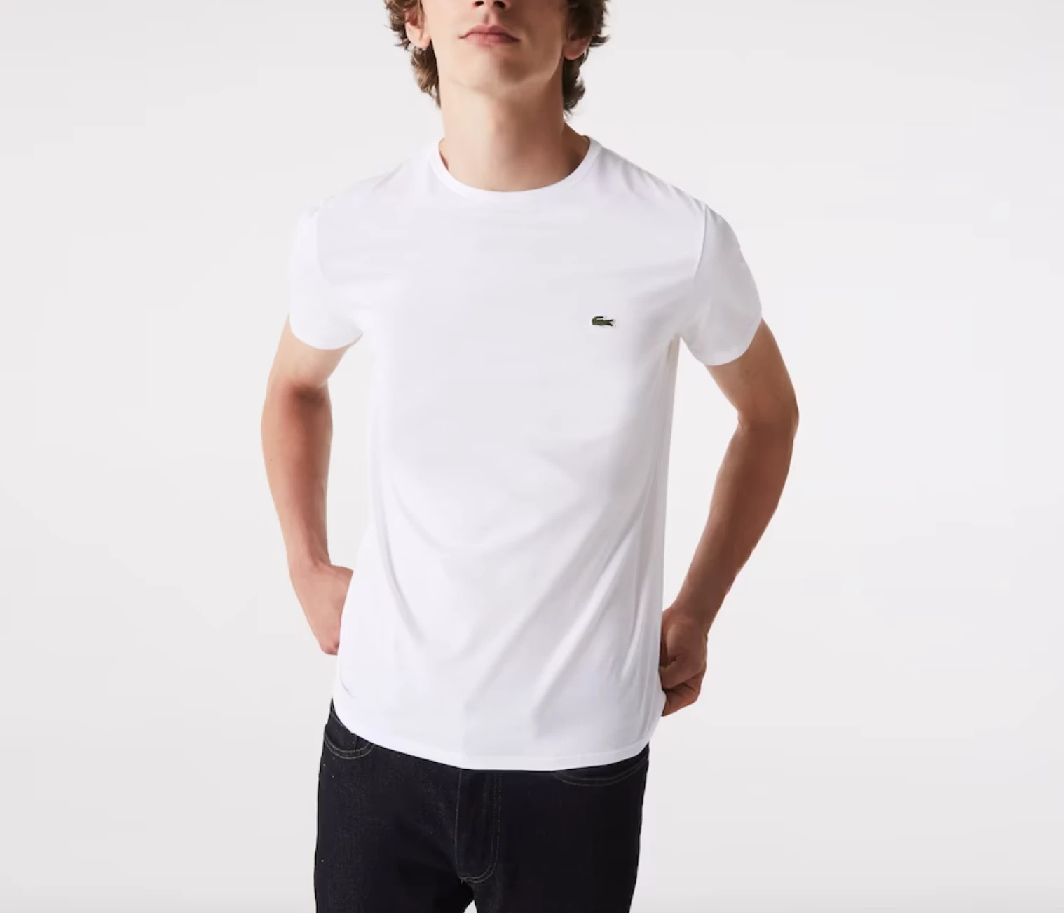 Lacoste Men's Crew Neck Cotton T-Shirt