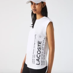Lacoste Women’s Sport Loose Fit Anti-Odor Tank Top
