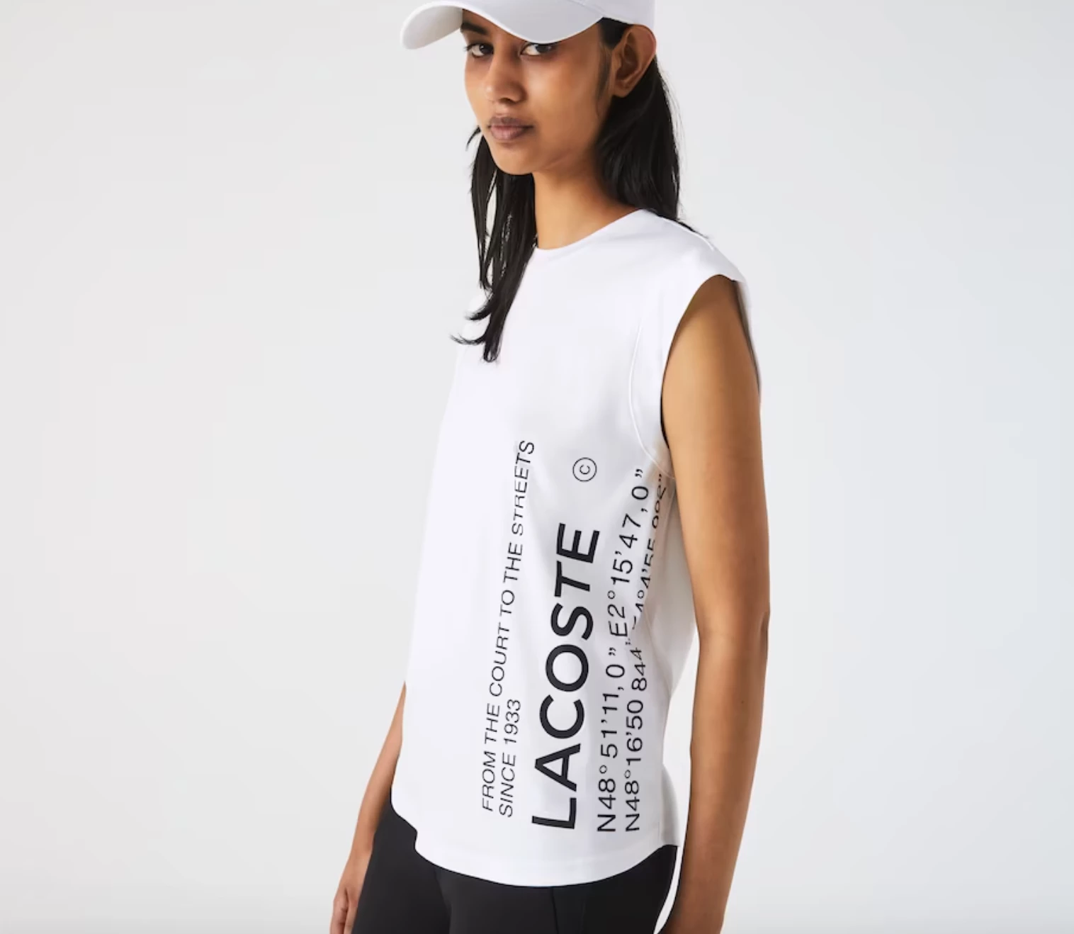 Lacoste Women’s Sport Loose Fit Anti-Odor Tank Top