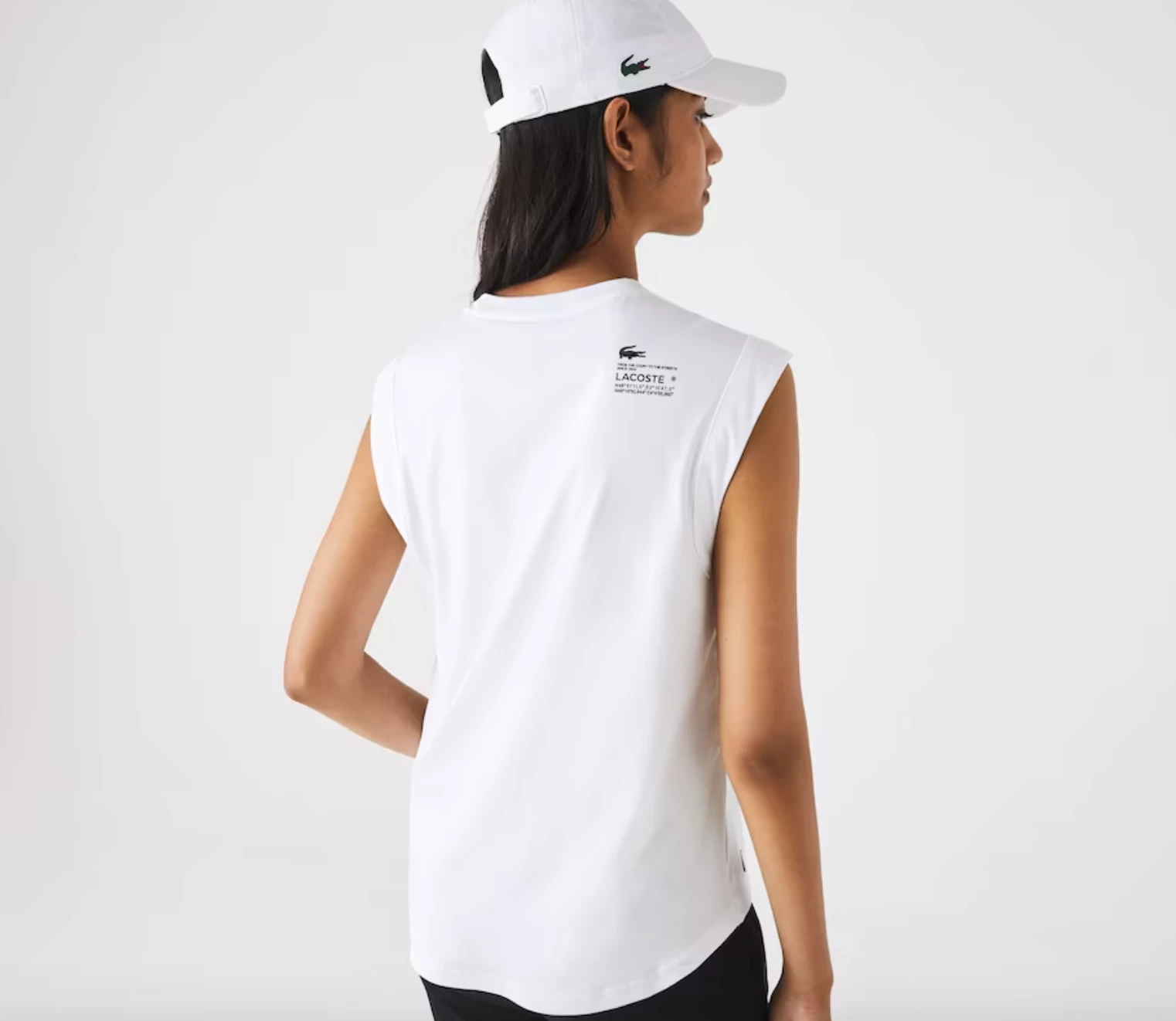 Lacoste Women’s Sport Loose Fit Anti-Odor Tank Top - Image 2