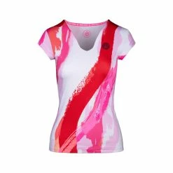 Bidi Badu Bella 2.0 Tennis V-Neck - White/Red
