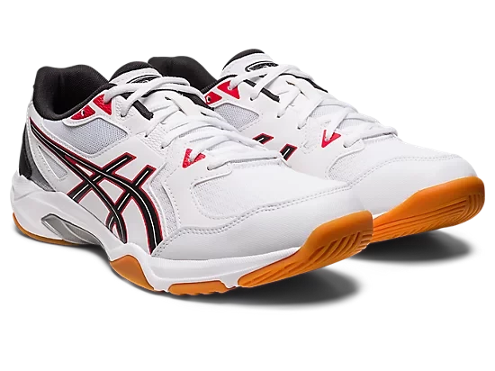 Asics Gel-Rocket 10 Men White/Classic Red - Image 4
