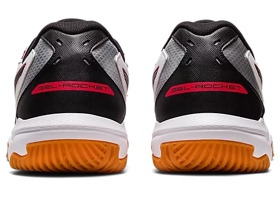 Asics Gel-Rocket 10 Men White/Classic Red - Image 6