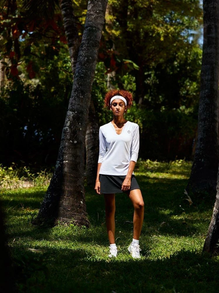 Bidi Badu Ariana Women 3/4 Sleeves - Navy-Pink - Image 7